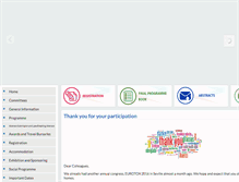 Tablet Screenshot of eurotox2016.com